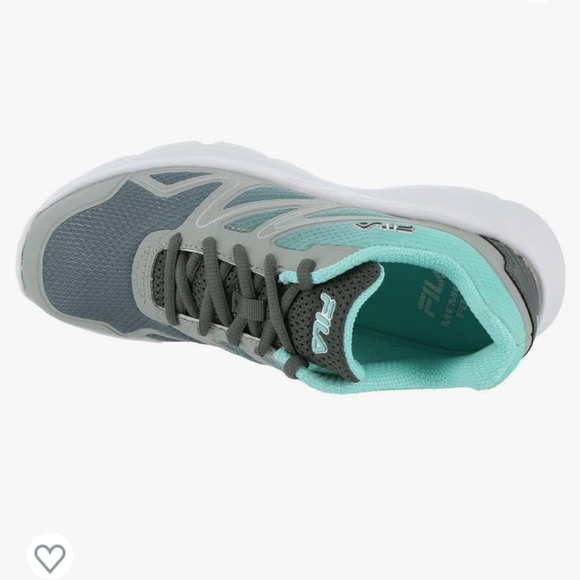‼️SOLD‼️ Fila Memory Foam Panorama 9 Running Shoes Grey Aqua Blue Size 8.5 - Picture 12 of 12